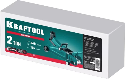 Домкрат подкатной гидравлический KRAFTOOL INDUSTRIE 43453-2 купить в Муравленко