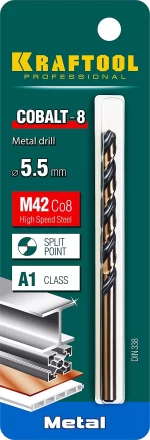 Сверла по металлу HSS-Co 29656-5.5 купить в Муравленко