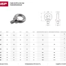 Рым-болт ЗУБР DIN 580, оцинкованный, М10, 1 шт 4-304316-10 купить в Муравленко