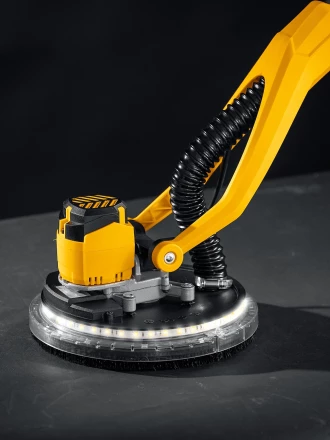 STEHER d225 мм, 500 Вт, подсветка, бесщеточная шлифовальная машина для стен (жираф), кейс (DWB-500) купить в Муравленко