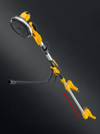 STEHER d225 мм, 500 Вт, подсветка, бесщеточная шлифовальная машина для стен (жираф), кейс (DWB-500) купить в Муравленко