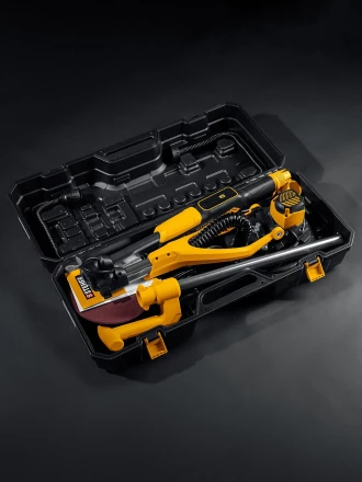 STEHER d225 мм, 500 Вт, подсветка, бесщеточная шлифовальная машина для стен (жираф), кейс (DWB-500) купить в Муравленко