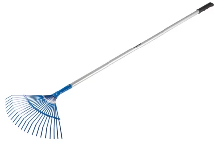 Грабли ЗУБР &quot;ЭКСПЕРТ&quot; веерные, 22 плоских зубца, алюминиевый черенок, 440х250х1630мм 39587 купить в Муравленко