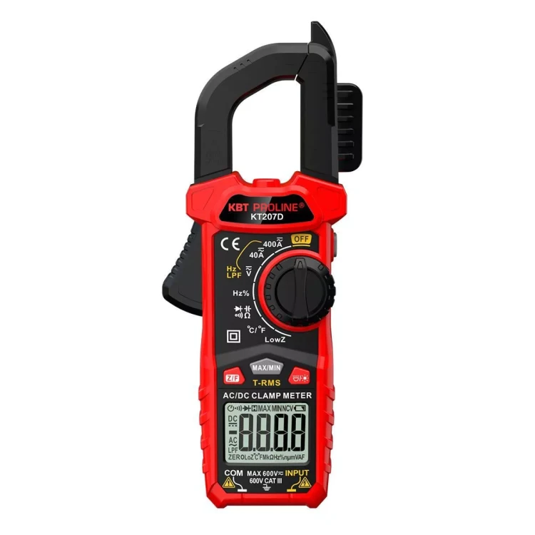 Токовые клещи цифровые КВТ KT 207D с True RMS (91920) купить в Муравленко