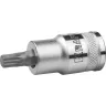 Торцовая бита-головка KRAFTOOL "INDUSTRIE QUALITAT", материал S2, SPLINE, сатинированная, 1/2", M6 27911-06_z01 купить в Муравленко