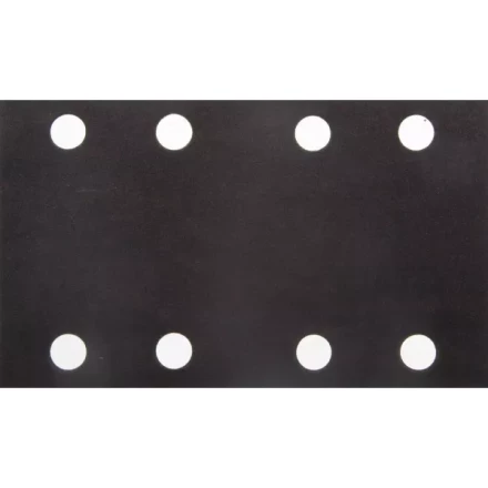 Лист шлиф. универс. URAGAN &quot;Оптимал. для мягких пород дерева&quot; 8 отв. по линии, на липучке, для ПШМ, P320, 80х133мм, 10шт 907-21111-320-10 купить в Муравленко