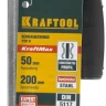 Струбцина, KRAFTOOL 32011-050-200, тип "F", DIN 5117, двухкомпонентная ручка, 50х200мм 32011-050-200 купить в Муравленко