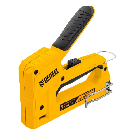 Степлер мебельный Denzel 40215, тип 53 и 13, 6-14мм, тип 140, 10-14мм, тип 300, 15мм, тип 500, 15мм купить в Муравленко