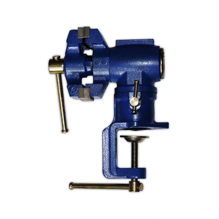 Тиски слесарные цилиндрические поворотные 63/38мм с наковальней Энкор 20008 купить в Муравленко