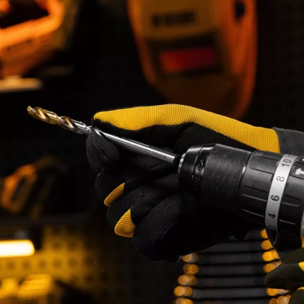 Сверло спиральное по металлу Denzel 8,5 x 117 мм, Р6М5, Golden Tip, 718240 купить в Муравленко