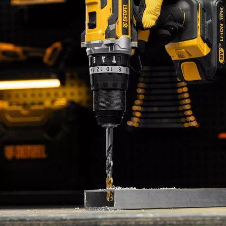 Сверло спиральное по металлу Denzel 8,5 x 117 мм, Р6М5, Golden Tip, 718240 купить в Муравленко