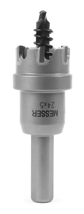 ТСТ коронка MESSER 24X5 с центрирующим сверлом и толкающей пружиной купить в Муравленко