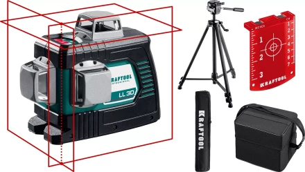 Нивелиры лазерные LL-3D, 360 град, 20/70м, IP54 34640-3 купить в Муравленко