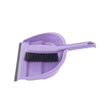 Набор совок с кромкой 313х221 мм и щетка-сметка 305 мм сиреневый ТМ Elfe 93311 купить в Муравленко