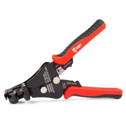 Полуавтоматический стриппер КВТ WS-03 для снятия изоляции с проводов 0.5–6.0 мм с функцией опрессовки и модулем резки CutPro (101542)