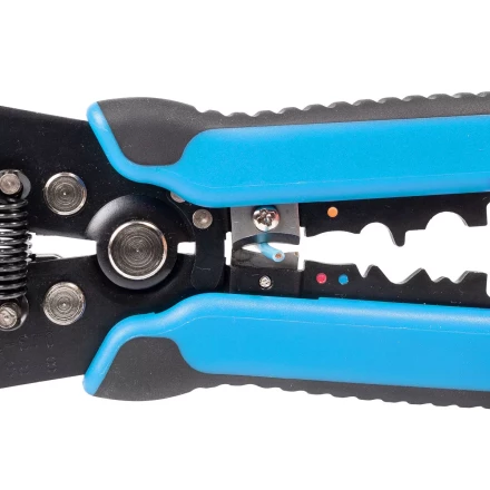 Автоматический многофункциональный стриппер КВТ WS-17 для снятия изоляции с проводов 0.05–10 мм(84418) купить в Муравленко