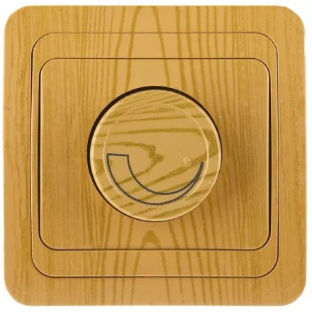 Диммер СВЕТОЗАР &quot;ГАММА&quot; цвет ольха, 60-800Вт SV-54142-A купить в Муравленко