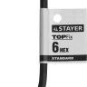 Ключ имбусовый STAYER "STANDARD", сталь, черный, 6мм 27405-6 купить в Муравленко