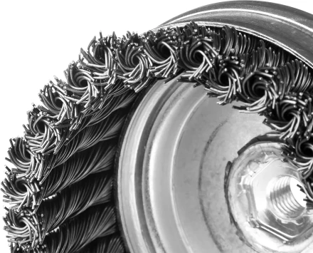 ЗУБР &quot;ПРОФЕССИОНАЛ&quot;. Щетка чашечная усиленная для УШМ, плетеные пучки стальной проволоки 0,8мм, 100ммхМ14 35271-100_z02 купить в Муравленко