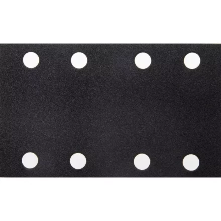 Лист шлиф. универс. URAGAN &quot;Оптимал. для тверд. пород дерева&quot; 8 отв. по линии, на липучке, для ПШМ, P100, 80х133мм, 50шт 907-22111-100-50 купить в Муравленко