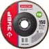 Круг шлифовальный ЗУБР &quot;МАСТЕР&quot; лепестковый торцевой, зерно-электрокорунд нормальный, тип КЛТ 1, P80, 150х22,2мм 36593-150-80 купить в Муравленко