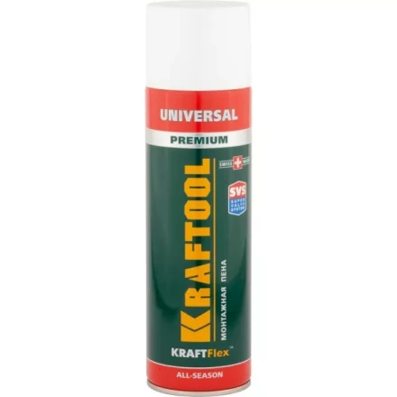 Пена &quot;PREMIUM&quot; монтажная, адаптерная, всесезонная, 500мл, KRAFTOOL 41170_z01 купить в Муравленко