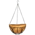 Кашпо подвесное с декором, с кокосовой корзиной, диаметр, 30 см Palisad 690108 купить в Муравленко