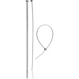 Хомуты ЗУБР нейлоновые белые 3,6x250мм, 100шт 309010-36-250