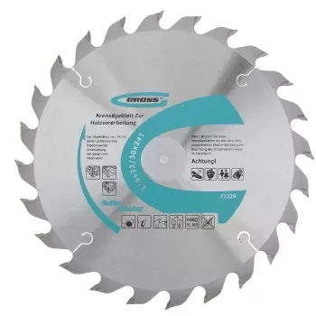 Пильный диск по дереву 216 x 32/30 x 24Т GROSS 73329 купить в Муравленко