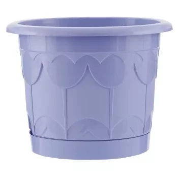 Горшок Тюльпан с поддоном цветок мяты 3,9 л PALISAD 69248 купить в Муравленко