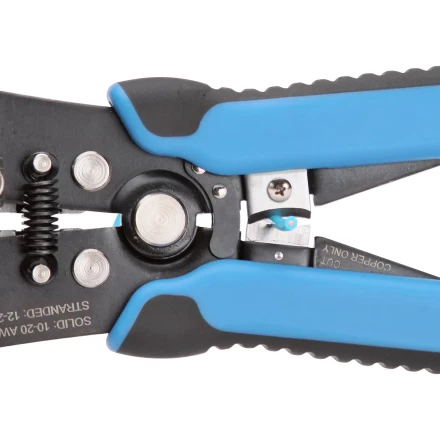 Автоматический многофункциональный стриппер КВТ WS-12 «Ягуар» для снятия изоляции с проводов 0.05–10 мм (69476) купить в Муравленко