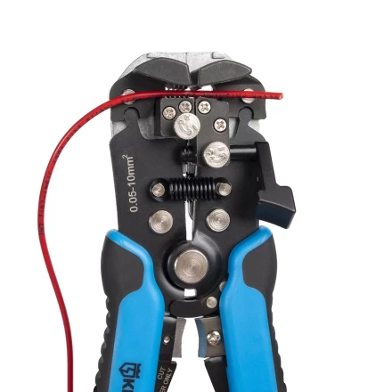 Автоматический многофункциональный стриппер КВТ WS-12 «Ягуар» для снятия изоляции с проводов 0.05–10 мм (69476) купить в Муравленко