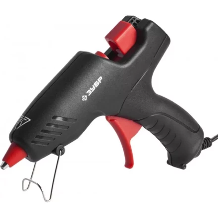 Пистолет ЗУБР &quot;МАСТЕР&quot; клеевой (термоклеящий), электрический, эргономичная рукоятка, рабочая температура 193град, d=12мм, 40Вт 06850-55-12_z02 купить в Муравленко