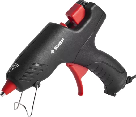 Пистолет ЗУБР &quot;МАСТЕР&quot; клеевой (термоклеящий), электрический, эргономичная рукоятка, рабочая температура 193град, d=12мм, 40Вт 06850-55-12_z02 купить в Муравленко