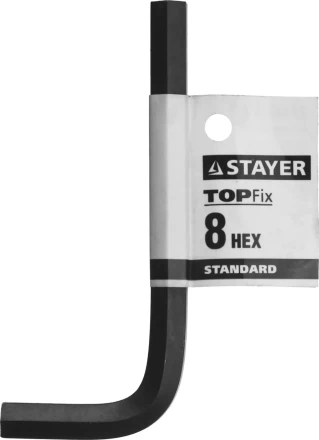 Ключ имбусовый STAYER &quot;STANDARD&quot;, сталь, черный, 8мм 27405-8 купить в Муравленко