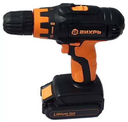 Дрель-шуруповерт аккумуляторная ВИХРЬ ДА-14,4Л-2К купить в Муравленко