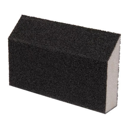 Губка для шлифования, 125 х 75 х 25 мм, трапеция, средняя жесткость, P 60 Сибртех 757287 купить в Муравленко