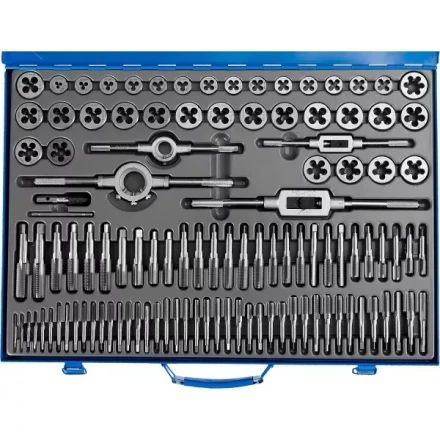 Набор метчиков и плашек ЗУБР &quot;ПРОФЕССИОНАЛ&quot;, сталь Р6М5, 110 предметов 28110-H110 купить в Муравленко