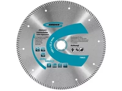Диск алмазный 115 х 22,2 мм турбо-сегментный сухое резание GROSS 73019 купить в Муравленко