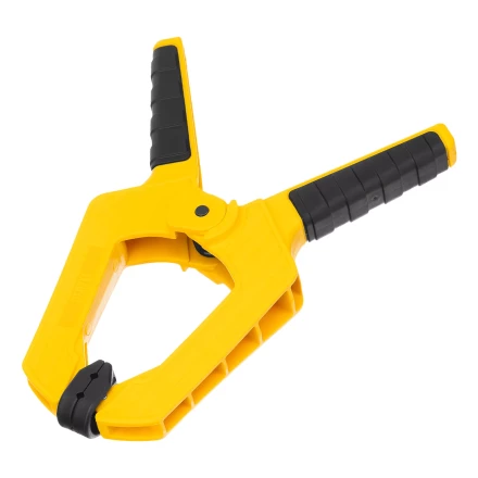 Струбцина клещеобразная Denzel, усиленная 100 х 80 мм, двухкомпонентные рукоятки, 20798 купить в Муравленко