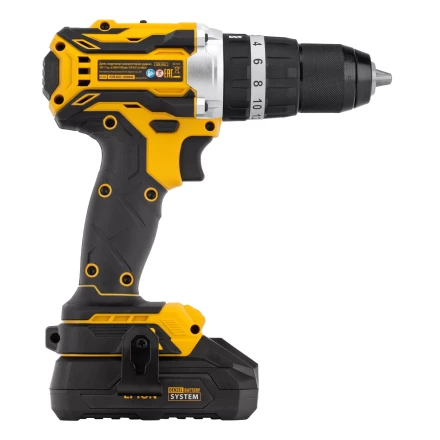 Дрель-шуруповерт аккумуляторная ударная бесщет Denzel CIDB-18-02, Li-Ion, 18 В 26145 купить в Муравленко