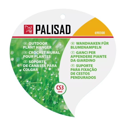 Кронштейн для крепления подвесных корзин, настенный Palisad 690308 купить в Муравленко