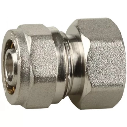 Соединитель ЗУБР с внутренней резьбой, цанга-гайка, 1/2&quot;х16х2,0 мм, никель 51402-16-1/2 купить в Муравленко