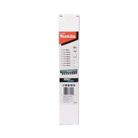 Набор ударных торцевых головок Makita 1/2, 8 шт Makita E-16601 купить в Муравленко