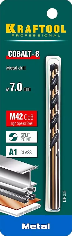 Сверла по металлу HSS-Co 29656-7 купить в Муравленко