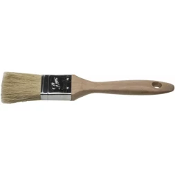 Кисть плоская STAYER "UNIVERSAL-LUX", светлая натуральная щетина, деревянная ручка, 25мм 01053-025