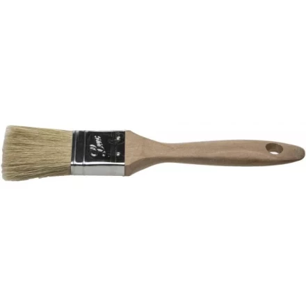 Кисть плоская STAYER &quot;UNIVERSAL-LUX&quot;, светлая натуральная щетина, деревянная ручка, 25мм 01053-025 купить в Муравленко
