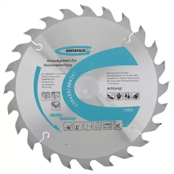 Пильный диск по дереву 230 x 32/30 x 24Т GROSS 73331 купить в Муравленко
