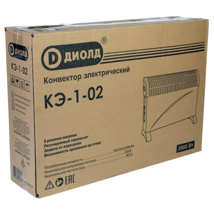 Конвектор электрический Диолд КЭ-1-02 купить в Муравленко