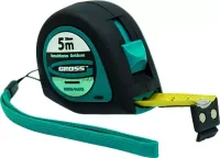 Рулетка "Ergonomisch" 3 м x 16 мм магнитный обрезиненный зацеп GROSS 31101